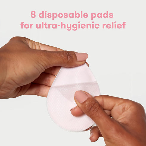 Frida Mom Nursing Pads, Cooling Hydrogel Nipple Pads for Hydration, Soothing Sore Nipples, Breastfeeding Essentials, 8ct