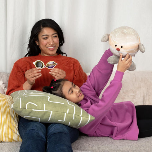 12" 0+ Celestial Buddies Jupiter Buddy | Soft Stuffed Plush, Embroidered Features, Fun Planet Facts Tag for Kids STEM