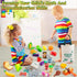 Sets Playset 3+ Pretend Play Food for Toddlers, Kids Grocery Store with Shopping Bags,Calculator, Cutting Play Food
