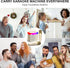 Kids Karaoke Machine, Portable Bluetooth Speaker with Wireless Microphone, Christmas Gift for Girls 4-10 Years Old