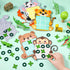 Capoda 24 Pack Jungle Animals Safari Theme Party Favors, Tic Tac Toe Strategic Board Game with Storage Bags