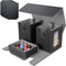 AFIING MTG Commander Card Storage Box - Fits 200 Double Sleeved Cards, 3-in-1 Card Deck Case, Strong Magnet Organizer
