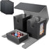 AFIING MTG Commander Card Storage Box - Fits 200 Double Sleeved Cards, 3-in-1 Card Deck Case, Strong Magnet Organizer