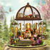 1:24 TuKIIE DIY Miniature Dollhouse Kit with Furniture, Scale Creative Room Mini Greenhouse Wooden Doll House for Kids