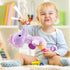 0 3 6 12 LIGHTDESIRE Baby Toys Musical Seahorse,Infant Stuffed Animals Toy with Crinkle & Rattles,Soft Sensory Toy