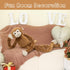 23.6"~35.4" MorisMos Big Monkey Stuffed Animal Plush Toy, Stretchable Long-Legged Monkey Toy Gift for Kid Adult