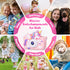 Alotwan 3-8 3 4 5 6 7 8 1080P 32G Kids Camera Unicorn Girl Toys, Digital Camera for Kids Age Toddler Travel Toys