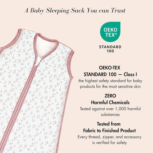0.5 Summer Unisex Baby Sleep Sack TOG, Lightweight Wearable Blanket, Soft Rayon Made from Bamboo Toddler Sleep Bag