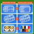 Storage Box for Lego, Stackable Organizer with 30 Compartments for Lego, Barbie Dolls, Hot Wheel Toy Bins for Kids,