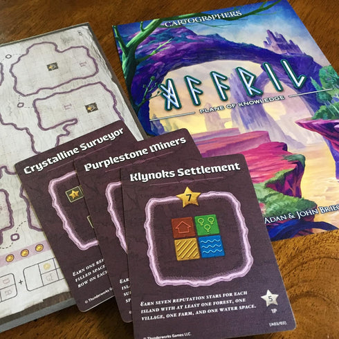 Thunderworks Games Cartographers: Map Pack 2, Affril | Expansion for Fantasy Map Drawing Game, Ages 10+