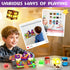 200PCS 3-12, Magnetic Blocks with Light-Up Blocks - Magnetic Blocks for Kids Ages Magic's House Magnetic Building
