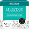 LILLYDOO Disposable Baby Changing Pads Liners 50 Count 23,6" x 23,6" Super