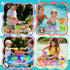 Babelshar 10 1-3, 1-3 12-18 Pcs Bath Toys for Kids Ages Bathtub & Pool Water Toys for Toddlers & Babies Months, Water