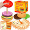 Montessori Wooden Burger Stacking Toys for 2-5 Year Olds, Fine Motor Educational Toys for Boys & Girls, Gift Ideas