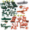 Liberty Imports Military Air Force Navy Deluxe Action Figures Playset with 73 pcs Army Men Soldiers