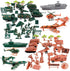 Liberty Imports Military Air Force Navy Deluxe Action Figures Playset with 73 pcs Army Men Soldiers