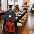 2 Oudain Pcs Christmas Express Train Decoration Steam Train Table Decoration with Black Tablecloth Vehicle Trip