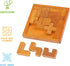 Wooden Brain Teaser Puzzles for Kids and Adults, New Level of Challenge for Mental Workout