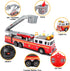 360 3 4 5 6 deAO Fire Truck Toys for Boys with Lights and Sounds,RC Remote Control Firetruck with Fodable Rotating