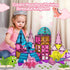 60PCS 3-5 4-8, 3+ Dinosaur Toys Magnetic Tiles for Girls, Magnet Building Blocks Sensory Toy for Girls Boys Ages STEM
