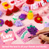 30 Packs JOYIN Valentines Day Gift Cards with Fruit Mochi Squishy Toys, Stress Relief Fidget Toys, Cartoon Squeeze Toy