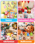 Kidific 24 Pack 3-5, 4-8, 8-12, Mini Stuffed Animals, Small Plush Keychain Party Favors for Kids Bulk Treasure Box Toys