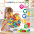 64Pcs 2 LIMYIOM Tetra Tower Game, Family Board for Players Family Games, Christmas Stocking Stuffers for Teen Boys