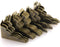 Tegg Box Corner Protector, 20PCS Antique Brass Triangle Rattan Carved Wood Case Edge Guard