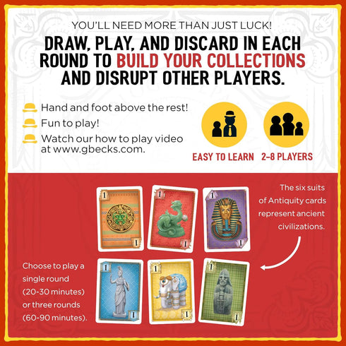 Set Assets 2-8 10+. Grandpa Beck's Games Antiquity Quest | Collection Card Game from, The Creators of Cover Your |