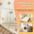 Corzhab 100% Baby Crib Mattress Cover Protector, Toddler Mattress Cotton Mini Baby Mattress Protector Cushion,Toddler