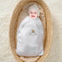 40x30 Inch mimixiong Organic Cotton Baby Blanket Neutral Knitted Soft Crib Nursery Swaddling Receiving Blankets