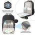 Backpack 2 Capacity,5PCS Set, LOVEVOOK Diaper Bag with Cubes, Quilted Baby Bag with Changing Pad & Pacifier Holder