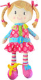 Sugar Snap Plush Learn to Dress Doll for Toddlers - 15" - Montessori Gift for 2 Year Old Girl