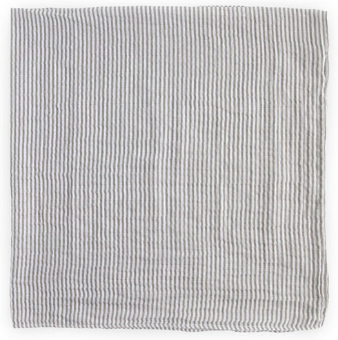Little Unicorn Premium Cotton Swaddle Baby Blanket | Breathable Fabric | for swaddling, Play, Nursing & More (Grey