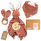 Mikito Organic Cotton Newborn Gifts Box, Unisex Loveys & Accessories incl. Muslin Baby