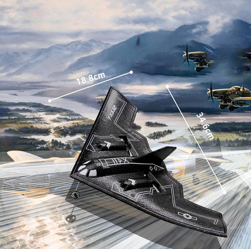 Eayaele B-2 2CH RC Spirit Bomber Plane, Remote Control Airplane Foam Toy for Beginners Easy Ready to Fly Kids Boys