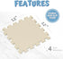 32-Pack 12x12 TOYVELT Foam Puzzle Floor Mat for Kids - Interlocking EVA Play Mats with Colors - Educational, Non-Toxic