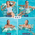 Hammock Hammock 4 1 Swimming Jasonwell Water Pool Floats - Fabric Inflatable Pool Float Floaties in (Saddle Lounge