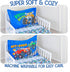 Set 4-Piece Sets Todays Kids Monster Trucks Toddler Bedding for Boys - Toddler Bed Comforter for Boys, Reversible