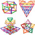 Magnetic Building Blocks Set, 132 Pieces Non-Toxic 3D Puzzle Toys for Kids and Adults, Magnet Stem Toys