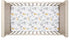 100% Lambs & Ivy Jungle Adventure Cotton Baby/Toddler Fitted Crib Sheet - White