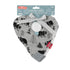 2Piece 2 Count (Pack 1) Nuby Muslin Bandana Bib with Teether, Colors May Vary