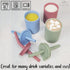 Silicone Kids Cups with Straws - Set of 2, Unbreakable Training Cup for Babies and Toddlers, 6oz, (Rose Pink/Stone Grey)