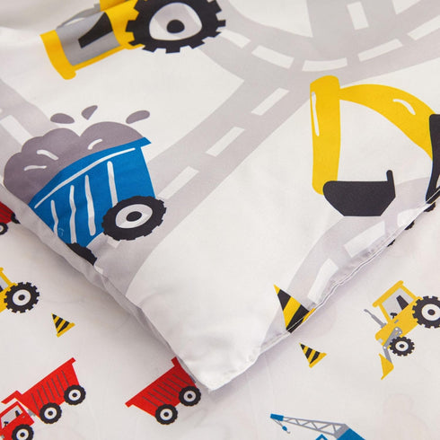 Sets, Set, Set, Viviland Boys Car Toddler Comforter Soft Toddler Bedding Microfiber Toddler Bed Truck
