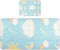 SyXIOP Blue White Clouds and Rainbow Cooling Baby Waterproof Crib Mattress Cover 28"