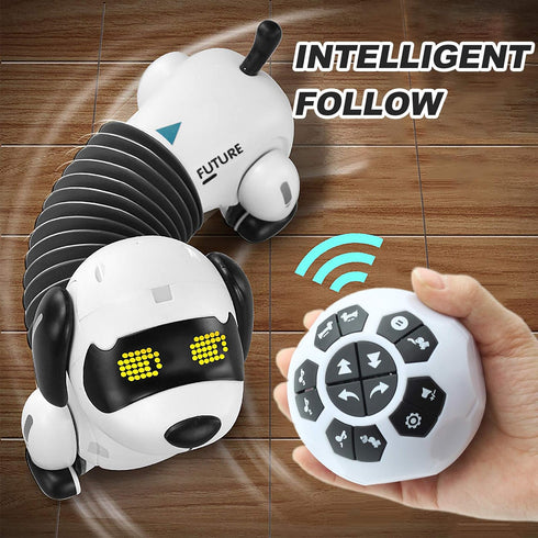 Programmable 6, 7, 8, 9, 10 Dollox Robot Dog Remote Control Dachshund Puppy, RC Robotic Interactive Intelligent Walking