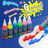 Kiditos Glow in The Dark Magic Water Elf Toy Kit, Aqua Fairy Water Gel Kit with 6 Colors and Molds