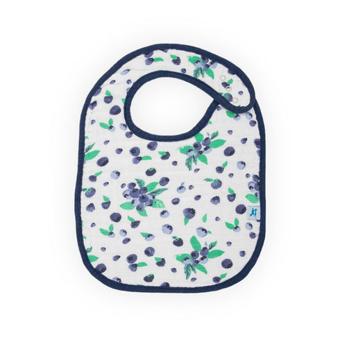 Little Unicorn Cotton Muslin Classic Bib 3 Pack– 100% Cotton – Machine Washable - Softer with Every Wash – Playful Designs - 3 Lightweight, Breathable Layers – for Boys and Girls (Berry Lemonade)