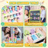 Styleeasy 30PCS 3 4 5 6 Magnetic Blocks, Waterproof Building Blocks, Macaron Colors Cubes, Preschool Classroom Must
