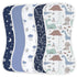 Yoofoss Baby Burp Cloths 100% Organic Cotton 5 Pack Burping Cloths for